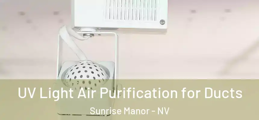  UV Light Air Purification for Ducts Sunrise Manor - NV